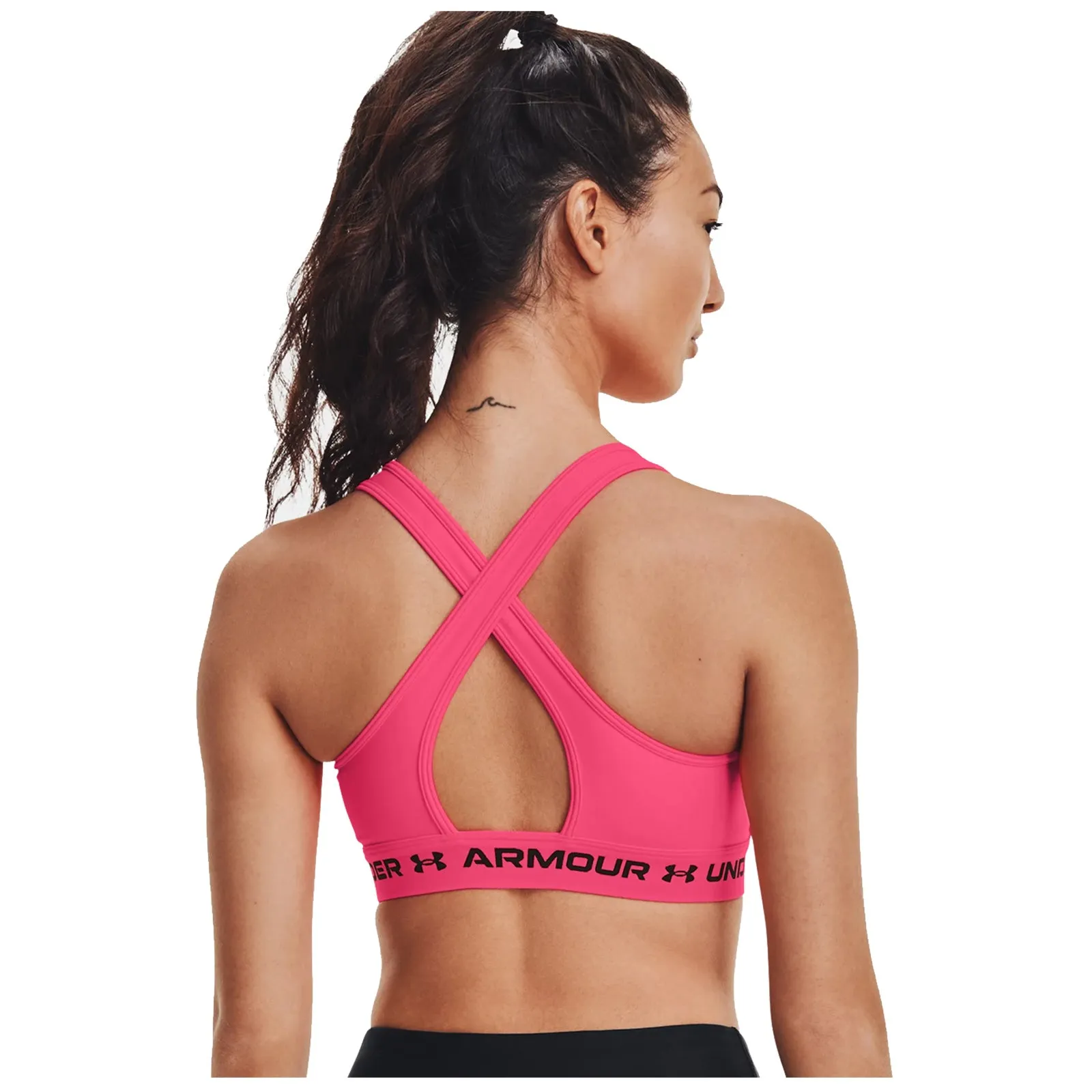 Under Armour Ladies Mid Crossback Sports Bra XS