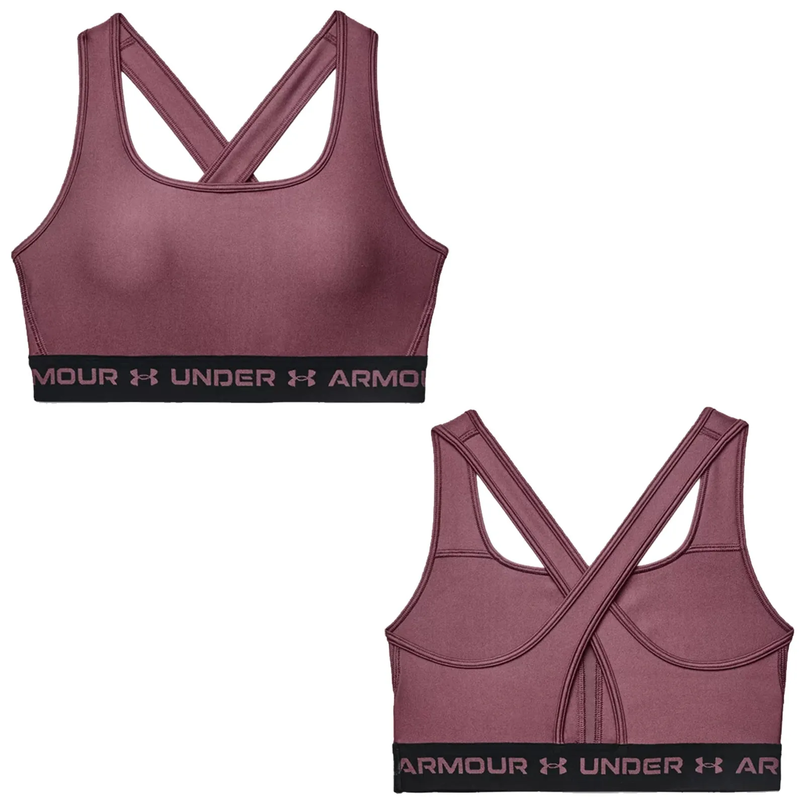 Under Armour Ladies Mid Crossback Sports Bra XS