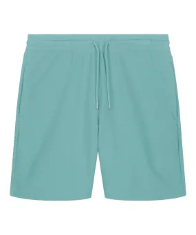 Unisex Trainer 20 jogger shorts (STBU186) | Teal Monstera