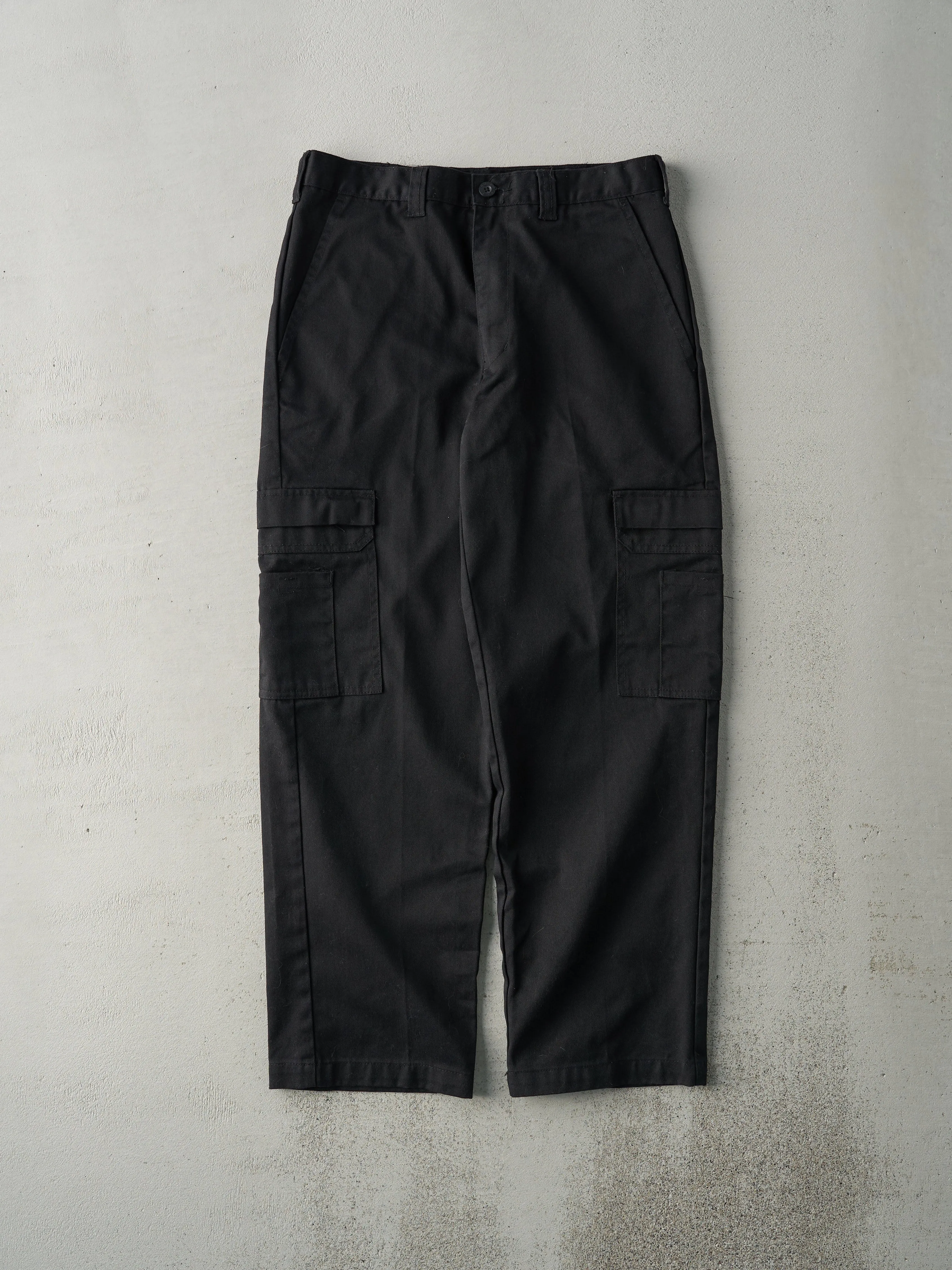 Vintage Y2K Black Dickies Cargo Work Pants (31x29)