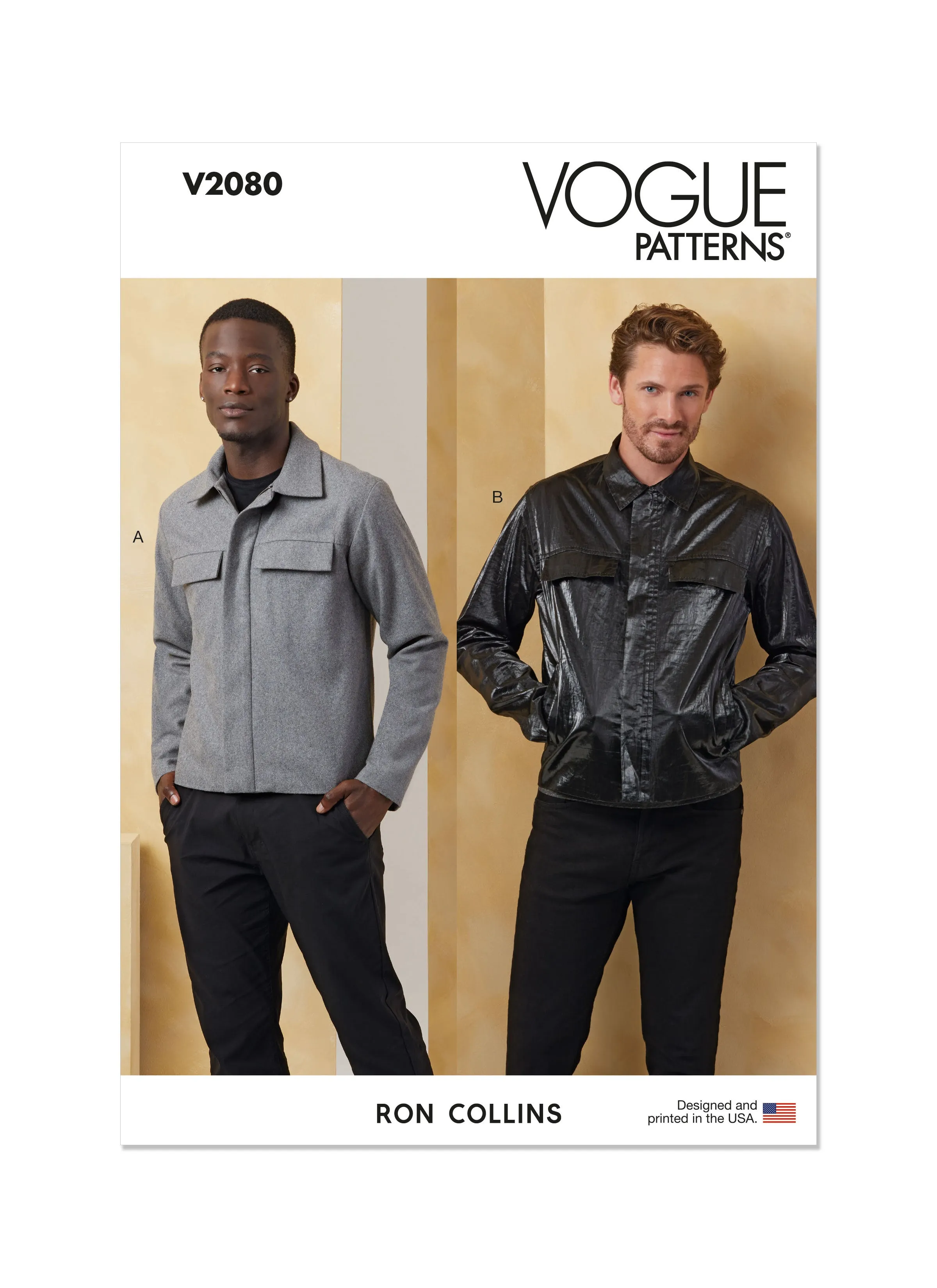 Vogue Sewing Pattern 2080 Men's Jackets