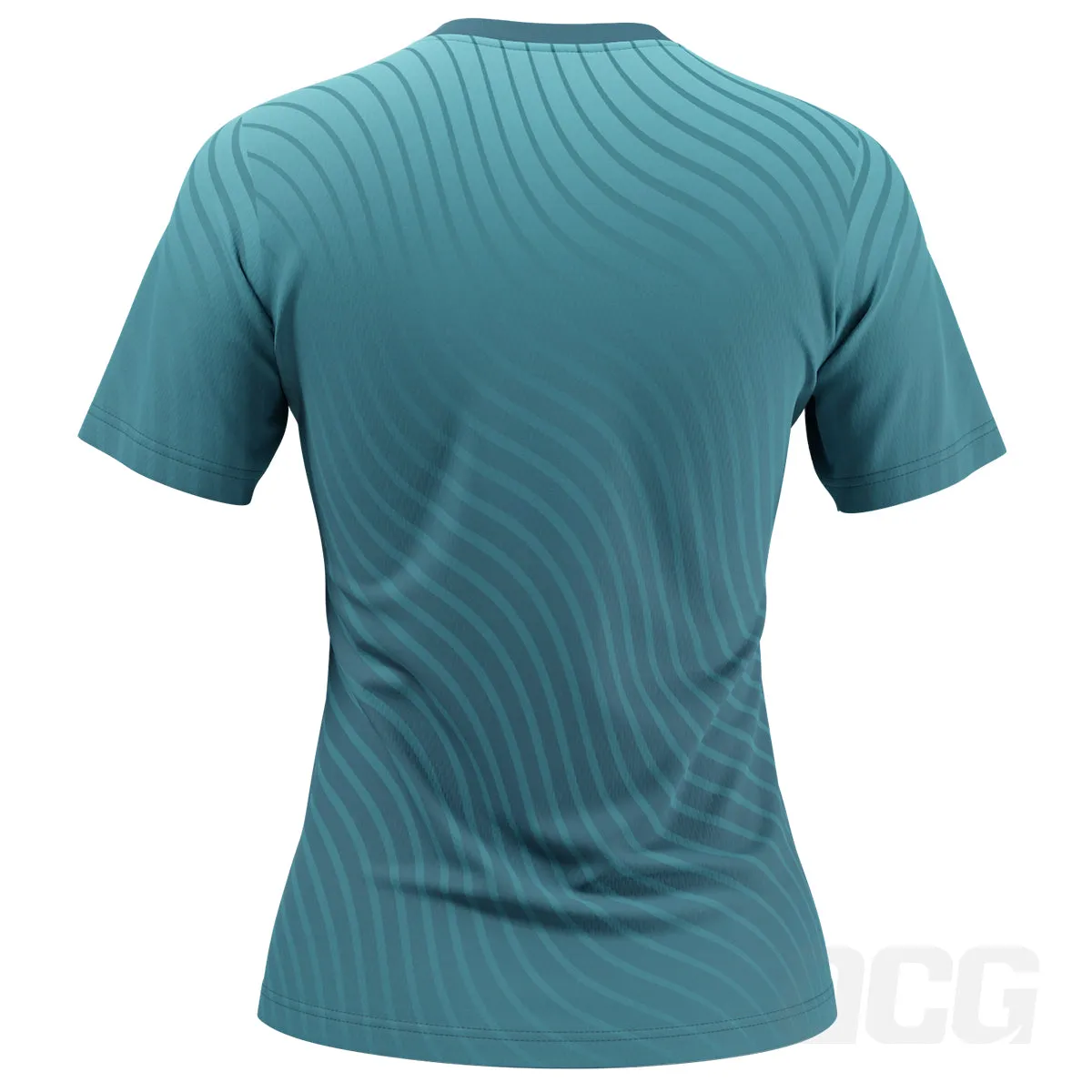 Women's Four Seasons Curvy Lines Short Sleeve Running Shirt